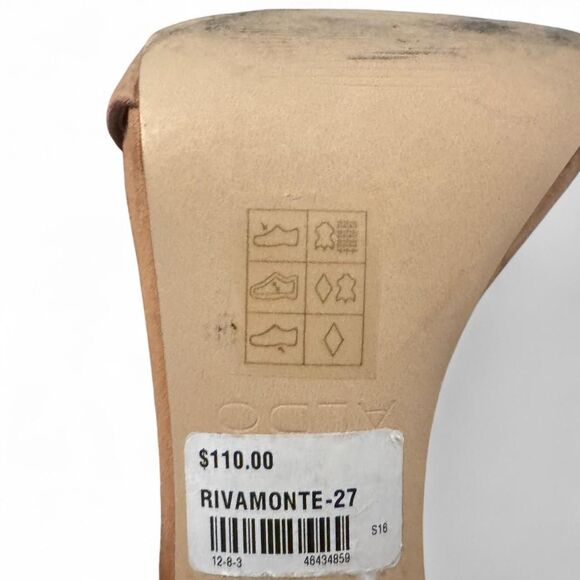 Aldo Women’s Size 6.5 Fringe Suede Stiletto Heels Sandals Tan Boho Festival - Picture 7 of 8